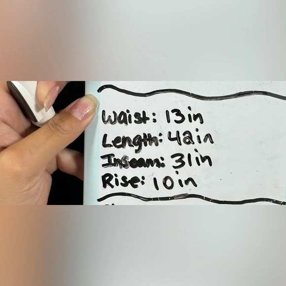 Frame Le Flare de Francoise Jeans Black Side Zip Cotton Blend Pockets Women’s 27 - Picture 14 of 15